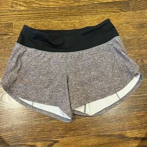 Lululemon Speed up mid rise shorts size 6